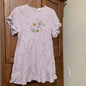 Cute Handmade Embroidered Bee Dress by Clammy Heart - Read Notice
